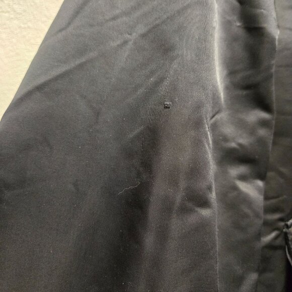 Vintage Horace Small Tuffy Jac Black Quilted Bomber Jacket Satin Flight Police G - Picture 9 of 14